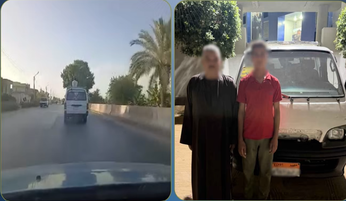 من داخل موقف أبوقرقاص.. تفاصيل واقعة «ركوب سقف ميكروباص»